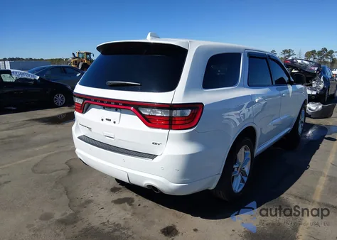 2022 Dodge Durango Gt Plus Rwd z USA, uszkodzony, nr VIN 1C4RDHDG3NC101749